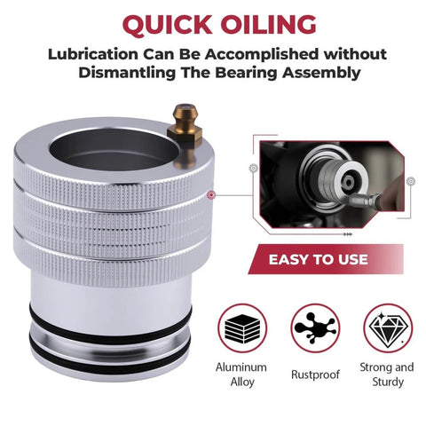 Beef Up Wheel Bearing Greaser Kit For Can Am Maverick X3 39mm Bearings 293350109 Replacement Tool displayed with features