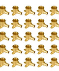 Bulk 25 Pack One Half Inch PEX Drop Ear Elbows Lead Free Brass Fittings For Water Lines NSF ANSI 61 Certified UPC Listed Durable PEX Plumbing Connectors Ideal For Home Renovations And DIY Projects