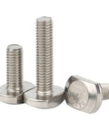 Stainless Steel T Shape Hammer Head Bolts for T Slot Systems M5 M6 M8 M10 M12 Set 1 2 5 10 Pieces Durable Fasteners
