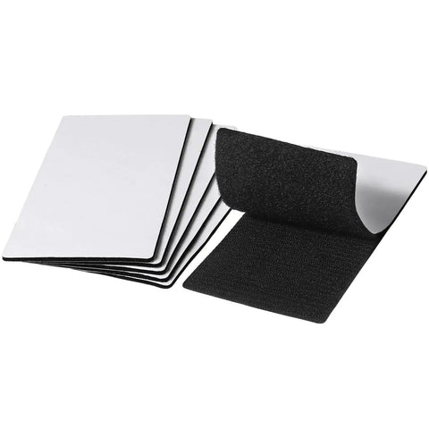 4x8 Inch Hook And Loop Tape Six Sets Strong Back Adhesive Fastener Nylon Heavy Duty Interlocking Tape