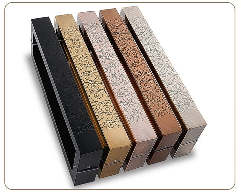 Heavy Duty Stainless Steel Door Pull Handles Set For Wood And Metal Doors With Double Sided Carved Pattern Anti Rust Finish Durable Entrance Handle For Indoor And Outdoor Use Commercial Grade Hardware, set of five finishes
