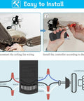 Installation guide for Remote Ceiling Fan Control Kit With 3 Speed Settings And Separate Light Dimmer