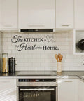 Kitchen with Two Sheets Bless This Home Wall Decals For Kitchen And Living Room Inspirational Vinyl Quote Stickers, 12x35.4 in