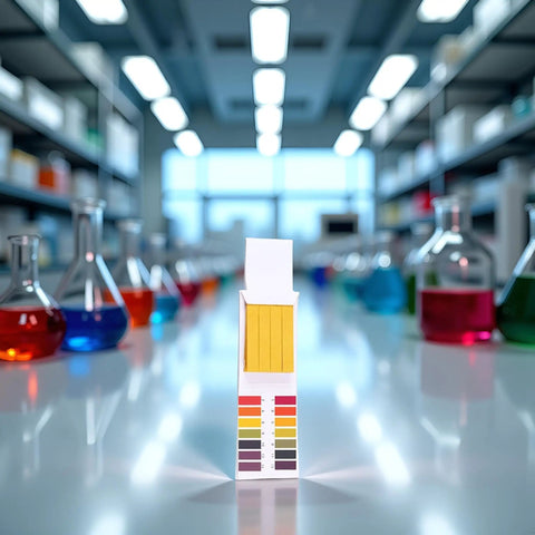 80 Strips Professional Litmus pH Paper For Water Soil Cosmetics And Solutions 1 To 14 pH Range Easy To Read in lab setting