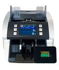 Touch Screen Currency Counter For Mixed Denominations With Bank-Grade Counterfeit Detection, USD Database, And Multi-Detector Sensors