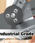 Close-up of Titanium Nibbler Drill Attachment For Sheet Metal Cutting 2 Pack showcasing industrial-grade gears.