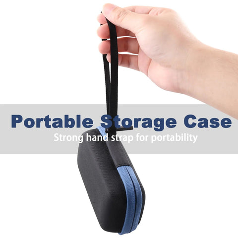 Blue Hard Case For Bosch GLM100-23 And GLM165-40 Distance Measure, Protective EVA Shell Travel Box, Shockproof And Dustproof, Keeps Your Laser Distance Meter Safe And Ready To Roll. Portable EVA case with hand strap