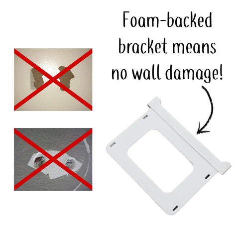 No-Screwups Remote Control Holder Wall Mount Installs In Seconds With No Damaging Screws Or Tape Keeps TV Ceiling Fan And Roku Remotes Right By The Light Switch For Quick Hassle-Free Remote Organization