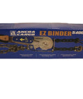 Beefy EZ Binder Ratcheting Chain Tensioner For Five Sixteenths To Three Eighths Inch Chains boxed with electro zinc plating