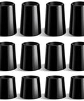 30 Piece Black Golf Tapered Ferrules Set For Golf Club Shafts 0.370 Inner Diameter With 0.75 0.78 0.86 Height Options All In One Kit
