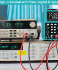 2 In 1 Programmable Power Supply And Multimeter With Data Memory And USB Charging for Electronics Hobbyists, Pro Grade Power