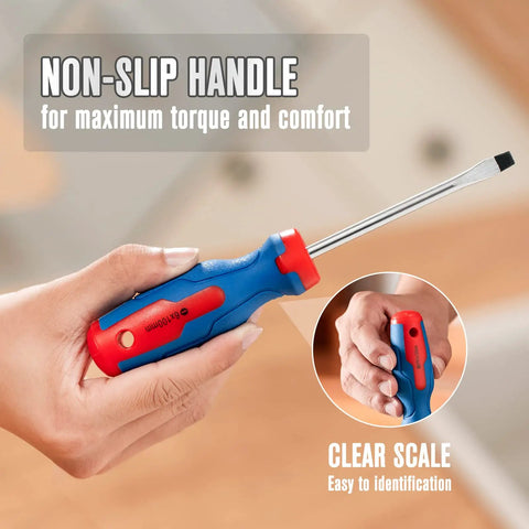 21 Piece Magnetic Screwdriver Set With Cushion Grip Includes Phillips Slotted Torx Precision Drivers Pro Grade Quality