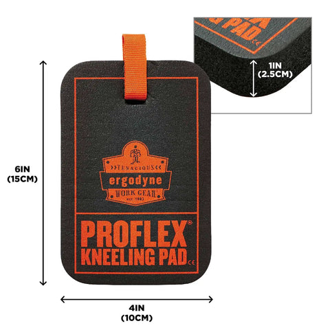 Compact Kneeling Pad With Carabiner And Built In Handle, 4 By 6 By 1 Inch NBR Foam Cushion, Water Resistant And Durable For Gardening