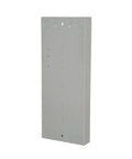 200 Amp 40 Space 40 Circuit Main Breaker Plug On Neutral Indoor Load Center Ready To Go For Easy Quick Install, Factory Ground Bar Ample Wire Bending Space For 120 240V Systems. gray steel load center enclosure