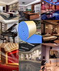 High Density Soundproofing Foam Panels Self Adhesive Egg Crate Acoustic Tiles For Home Studios And Chill Spaces showcased in various stylish interiors.