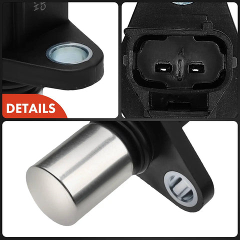 Top Quality Camshaft Position Sensor Compatible With Toyota Lexus And Other Makes Like Chevy Prizm Pontiac Vibe Scion Models Delivers Reliable Engine Performance With Easy Plug And Play Install black 2-pin sensor with metal tip