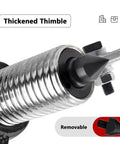 Heavy Duty Gear Puller With Hand Pump Built Tough For Auto Repair showing thickened thimble and removable tip detail