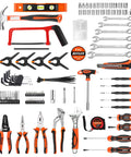 Comprehensive 240 Piece Socket Wrench Tool Set With Plastic Toolbox Storage Case For Auto Repair And Everyday DIY Home Maintenance Includes Metric And SAE Sockets Ratchets Extensions Bits And A Full Range Of Hand Tools