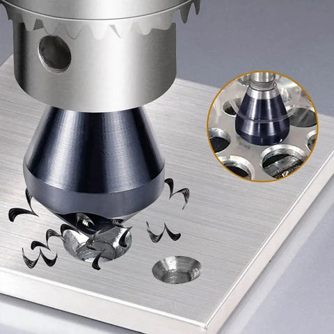 4Pc M35 Cobalt Countersink Bits 90 Degree Set For Metal Stainless Steel Wood Workhorse Quality, Heat Resistant Cobalt