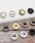 Hidden Door Handle Set Recessed Metal Pulls For Cabinets And Drawers Invisible Round Wardrobe Shoe Pulls Durable Metal Color G