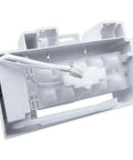 Direct Replacement Ice Maker Assembly For Compatible Fridges With W10873791 W10760070 W10798411 W11130444 Easy Install And Durable Ice Output Premium Construction, white plastic with wiring