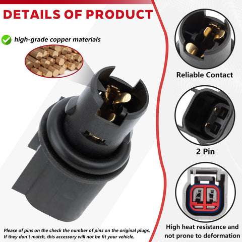 Details of Side Marker Light Socket Harness For Ford Fiesta 2011 2013 Maverick 2022 2023 Mustang 2005 2023 Ranger 2019 2023