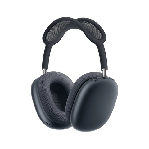 AirPods Max 2 Wireless Over Ear Headphones With Active Noise Cancellation Adaptive Audio Personalized Spatial Audio Live Translation Bluetooth H2 Chip Boss Level Bass Crisp Mids And Highs Midnight front view.