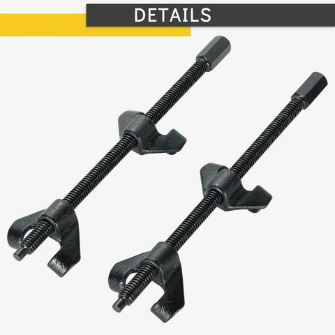 14 Inch Coil Spring Compressor And Strut Tool Set For Auto Suspension, Heavy Duty Removal And Installation Kit, beefy steel design