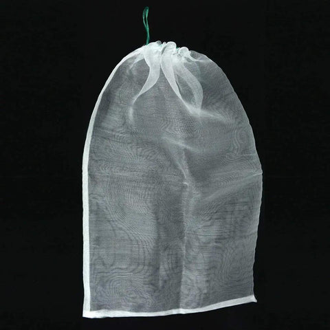 Front view of a 5 Pack 22 By 16 Inch Fine Mesh Garden Netting Bag for Mosquitoes Bugs and Birds, UV-resistant PE material.