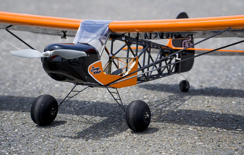 Savage Bobber Balsa Wood RC Airplane Kit With 1000mm Wingspan For Adults DIY Fixed Wing Plane on ground perspective
