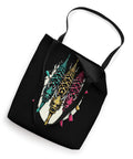 Dragon Boat Paddler Tote Bag For Dragonboating Enthusiasts And Team Members Paddling Gear For Men And Women, designed with colorful dragon prints.