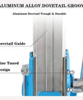 Heavy Duty Electric Drill Stand With 90 Degree Rotatable Head And 80Mm Stroke For High Precision Work showing aluminum alloy dovetail grooves.
