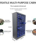 Built Tough Heavy Duty Hardware Organizer Cabinet With 60 Drawers, Parts Storage Box Without Doors, metal, for garages and shops