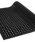 Heavy Duty Rubber Floor Mat With Drainage Holes For Garage Kitchen Restaurant And Outdoor Bar Use 36 By 60 Inches Non Slip Puddle Proof Durable Black Tough As Nails