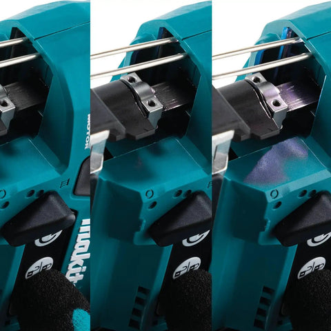 Close-up of 18V LXT Brushless Cordless Barrel Grip Jig Saw Tool Only With Variable Speed 800 To 3,000 SPM adjustments