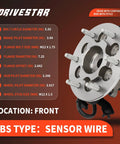 Front Passenger Side Wheel Hub And Bearing Assembly 2WD Only For Chevrolet Colorado 2004 To 2008, GMC Canyon 2006 To 2008