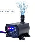 No Sweat Auto Compact Sump Pump With Smart Water Level Sensor And Adjustable Flow Settings For Fast Crawl Space Drainage You Can Lean On Daily, showing water ejecting from black pump.