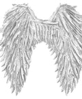 Metallic Shiny Angel Wings Foil Tinsel Headband For Halloween Costume Party One Size Fits Most With Lightweight Elastic Strap Easy Fit Unisex Accessory For A Bold Eye Catching Look