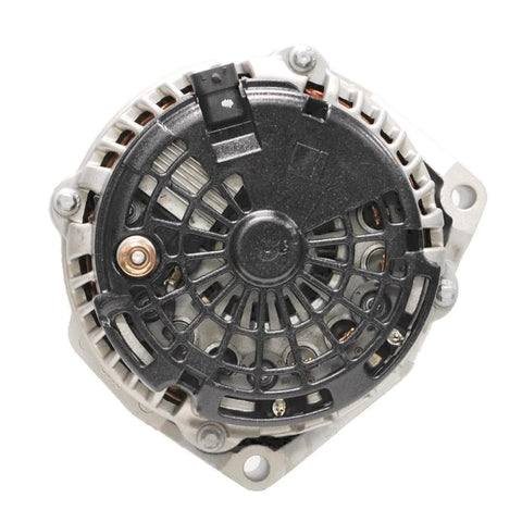 Remanufactured Alternator 334-2742A with high temp bearings and double lipped seals, front view
