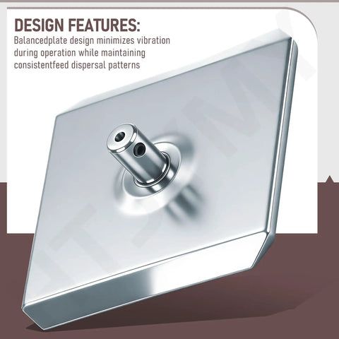 Heavy Duty Aluminum Spinner Plate Replacement For 6V Deer Feeder Motor With A Durable One Eighth Inch Shaft Fit Designed To Outlast Flimsy Plastic Parts For Reliable Outdoor Use And Perfect Field Performance