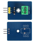 8 Pack Piezo Vibration Sensor Module Analog Ceramic Sensor For Arduino DIY Kit with blue circuit board and outputs visible