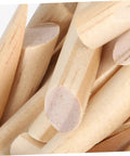 Close-up of Solid Wood Pocket Hole Plugs 50 Pack For Pocket Hole Jig Furniture Repair Durable Wood Plugs For DIY Projects