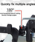 2-In-1 Adjustable Angle Clamp With 0-180 Degree Range showing hexagonal wrench locking mechanism
