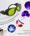 Killer OD6 Plus Laser Safety Glasses delivering savage UV defense with green lenses ideal for industrial and commercial use.