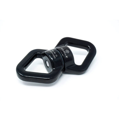 Beefy Industrial Strength Swing Swivel With Frictionless 360 Degree Eye To Eye Rotation For Swings And Aerial Rigs, Aviation Aluminum Magnesium Alloy Construction, 6,744 Lbs Rated Break Point, Heavy Duty Safety