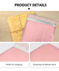 25 Pack Self Seal Bubble Mailer Envelopes 25x20cm Padded Cushion Mailing Bags for shipping cosmetics jewelry bulbs details