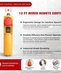 13 ft wired remote control for Beastly 1320 Lb Electric Hoist Winch With 13 Ft Remote Control, Zinc Plated Steel Wire Cable