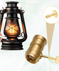 Tweruna 4-pack brass metal lamp switch replacements for standard sockets; shown with a black lantern.