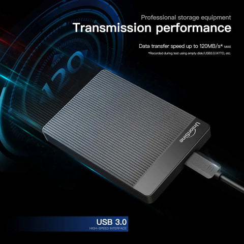 1TB Ultra Slim Portable External Hard Drive USB 3.0 For PC Mac Laptop PS4 Xbox One Xbox 360 Plug And Play With Fast Transfer