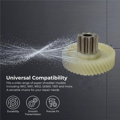 9T 47T Helical Gear Set For Paper Shredders With Double Layer Design For Smooth Operation And Efficient Power Transfer Model Display